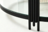 Picture of CAELO D36" Glass Top Coffee Table (Black)