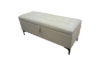 Picture of SORENA 43.5" Genuine Leather Bench with Storage (Beige)