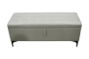 Picture of SORENA 43.5" Genuine Leather Bench with Storage (Beige)