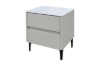 Picture of SORENA 2-Drawer Sintered Stone Top Nightstand (Beige)