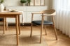 Picture of JULIAN Solid White Oak Frame Armchair