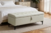 Picture of SORENA 43.5" Genuine Leather Bench with Storage (Beige)