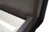 Picture of SORENA Genuine Leather Bed Frame in Queen/Eastern King Size (Dark Brown)