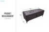 Picture of SORENA 43.5" Genuine Leather Bench with Storage (Dark Brown)