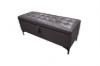 Picture of SORENA 43.5" Genuine Leather Bench with Storage (Dark Brown)
