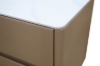 Picture of HALMON 2-Drawer Sintered Stone Top Nightstand (Brown)
