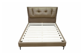 Picture of HALMON Genuine Leather Bed Frame - Queen Size