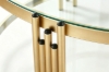 Picture of CAELO D31.5" Glass Top Coffee Table (Gold)