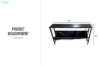 Picture of BRUNT Console Table with Storage Organiser, 2 AC Outlets & 2 USB Ports