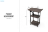 Picture of BRUNT 3-Tier Side Table with 2 AC Outlets, USB & Type-C Ports