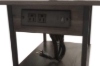 Picture of BRUNT 3-Tier Side Table with 2 AC Outlets, USB & Type-C Ports